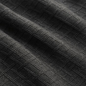 Geometrik dokulu perde kumaşı detayı