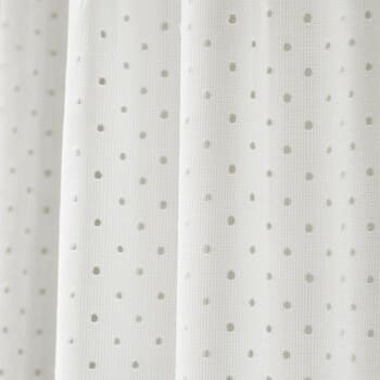 Küçük noktalı tül perde kumaşı deseni