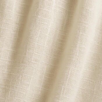 Fildişi tonunda keten dokulu perde kumaşı