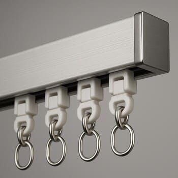 pinco ray sisteminde ray ve taşıyıcı detayının yakın planı